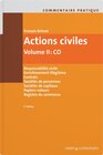 Buchcover Commentaire pratique Actions civiles