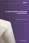 Buchcover Les faits en procédures civile, pénale et administrative