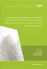 Buchcover Production et consommation durables dans une économie circulaire – défis et solutions juridiques