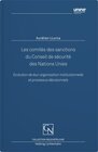 Buchcover Les Comités des sanctions du Conseil de sécurité des Nations Unies