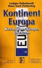Buchcover Kontinent Europa