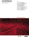 Buchcover Swiss Performance 4 (archithese 1.04)
