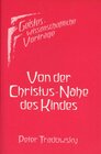 Buchcover Von der Christus-Nähe des Kindes