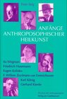Buchcover Anfänge Anthroposophischer Heilkunst