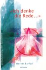 Buchcover 'Ich denke die Rede …'