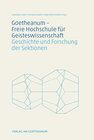 Buchcover Goetheanum – Freie Hochschule für Geisteswissenschaft