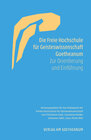 Buchcover Die Freie Hochschule für Geisteswissenschaft Goetheanum