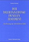 Buchcover Der Toleranzgedanke im Neuen Testament