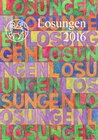 Buchcover Die Losungen 2016 - Schweiz / Die Losungen 2016