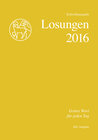 Buchcover Die Losungen 2016 - Schweiz / Die Losungen 2016