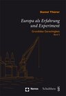 Buchcover Europa als Erfahrung und Experiment