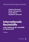 Buchcover Internationale Rechtshilfe unter Einbezug der Amtshilfe im Steuerrecht