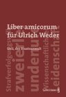 Buchcover Liber amicorum für Ulrich Weder