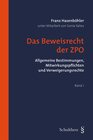 Buchcover Das Beweisrecht der ZPO