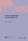 Buchcover Jahrbuch SGHVR 2015 / Annales SDRCA 2015