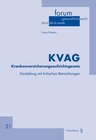 Buchcover KVAG Krankenversicherungsaufsichtsgesetz