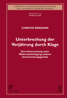 Buchcover Unterbrechung der Verjährung durch Klage