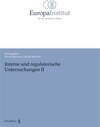 Buchcover Interne und regulatorische Untersuchungen II
