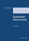 Buchcover Schweizer Aktienrecht