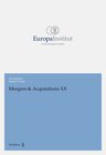 Buchcover Mergers & Acquisitions XX