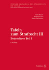 Buchcover Tafeln zum Strafrecht III (PrintPlu§)