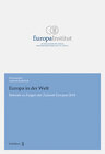 Buchcover Europa in der Welt