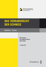 Buchcover Das Vergaberecht der Schweiz