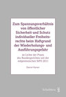 Buchcover Zum Spannungsverhältnis von öffentlicher Sicherheit und Schutz individueller Freiheitsrechte beim Haftgrund der Wiederho