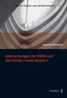 Buchcover Untersuchungen der FINMA und das Prinzip "nemo tenetur"