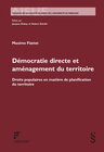 Buchcover Démocratie directe et aménagement du territoire