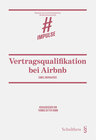Buchcover Vertragsqualifikation bei Airbnb