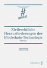 Buchcover Zivilrechtliche Herausforderungen der Blockchain-Technologie