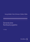 Buchcover Elemente einer Rechtssetzungslehre