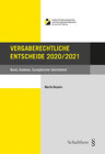 Buchcover Vergaberechtliche Entscheide 2020/2021