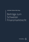 Buchcover Beiträge zum Schweizer Finanzmarktrecht