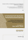 Buchcover 4. Schweizerisch-deutscher Testamentsvollstreckertag