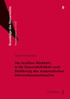 Buchcover Die straflose Rückkehr in die Steuerehrlichkeit nach Einführung des Automatischen Informationsaustausches