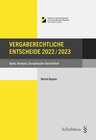 Buchcover Vergaberechtliche Entscheide 2022/2023
