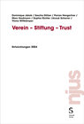 Buchcover Verein - Stiftung - Trust