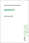 Buchcover Agrarrecht
