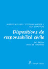 Buchcover Dispositions de responsabilité civile
