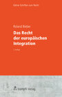 Buchcover Das Recht der europäischen Integration
