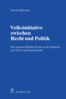 Buchcover Volksinitiative zwischen Recht und Politik