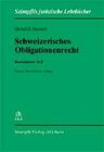 Buchcover Schweizerisches Obligationenrecht