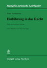 Buchcover Einführung in das Recht