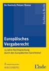 Buchcover Europäisches Vergaberecht