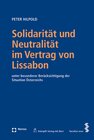 Buchcover Solidarität und Neutralität im Vertrag von Lissabon