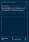 Buchcover Das Verhältnis von Erbschein und Europäischem Nachlasszeugnis