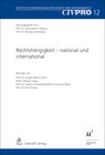 Buchcover Rechtshängigkeit - national und international