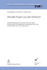 Buchcover Aktuelle Fragen aus dem Erbrecht